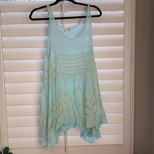 Free people Voile and Lace Trapeze Slip